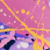 assorted colored paint spills